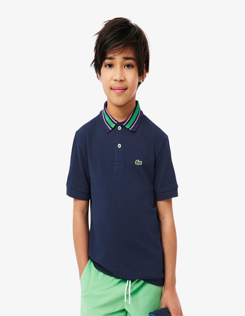 Playera tipo polo Core Essentials de algodón para niño