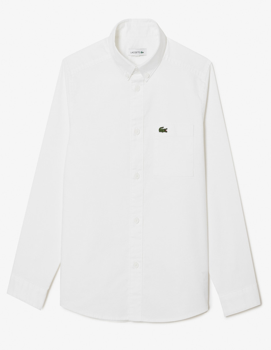 Camisa casual Core Essentials de algodón manga larga infantil Camisa casual Core Essentials de algodón manga larga infantil