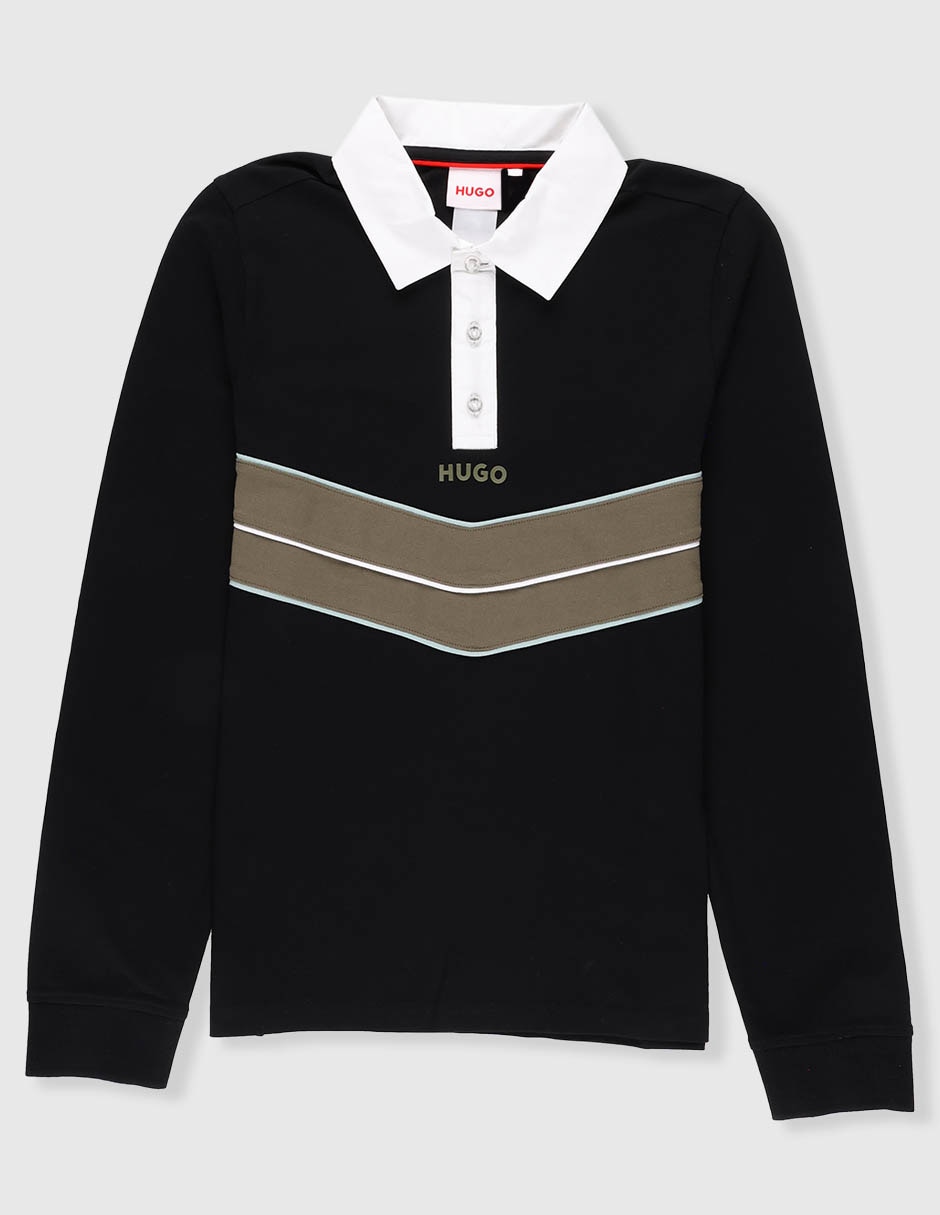 Playera tipo polo de algodón para niño Playera tipo polo de algodón para niño