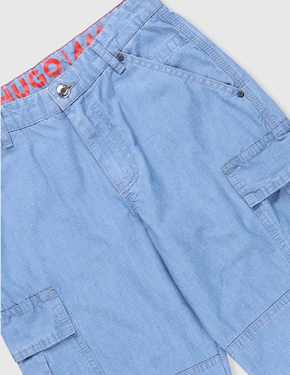 Jeans cargo baggy lavado medio para niño 3