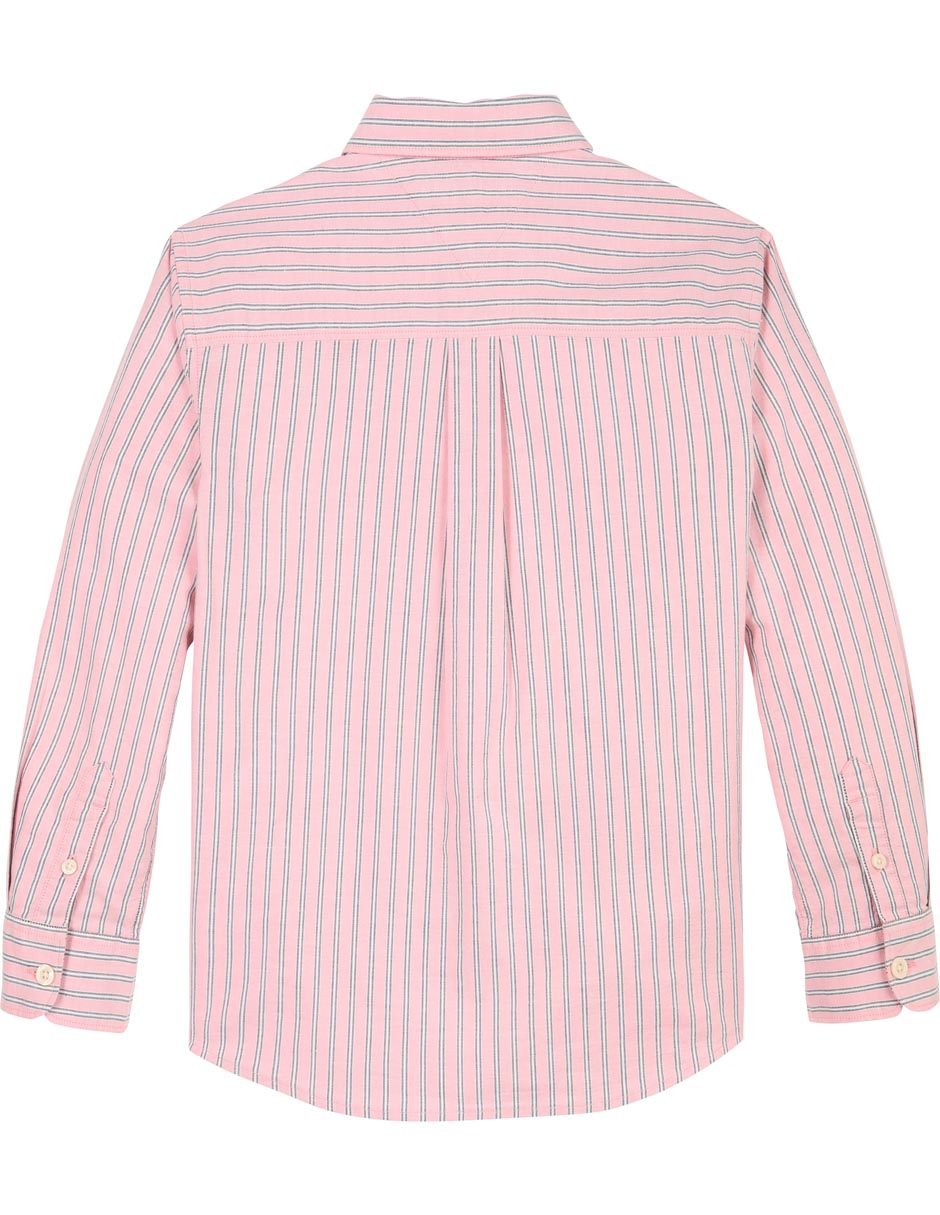 Camisa casual de algodón manga larga para niño 2