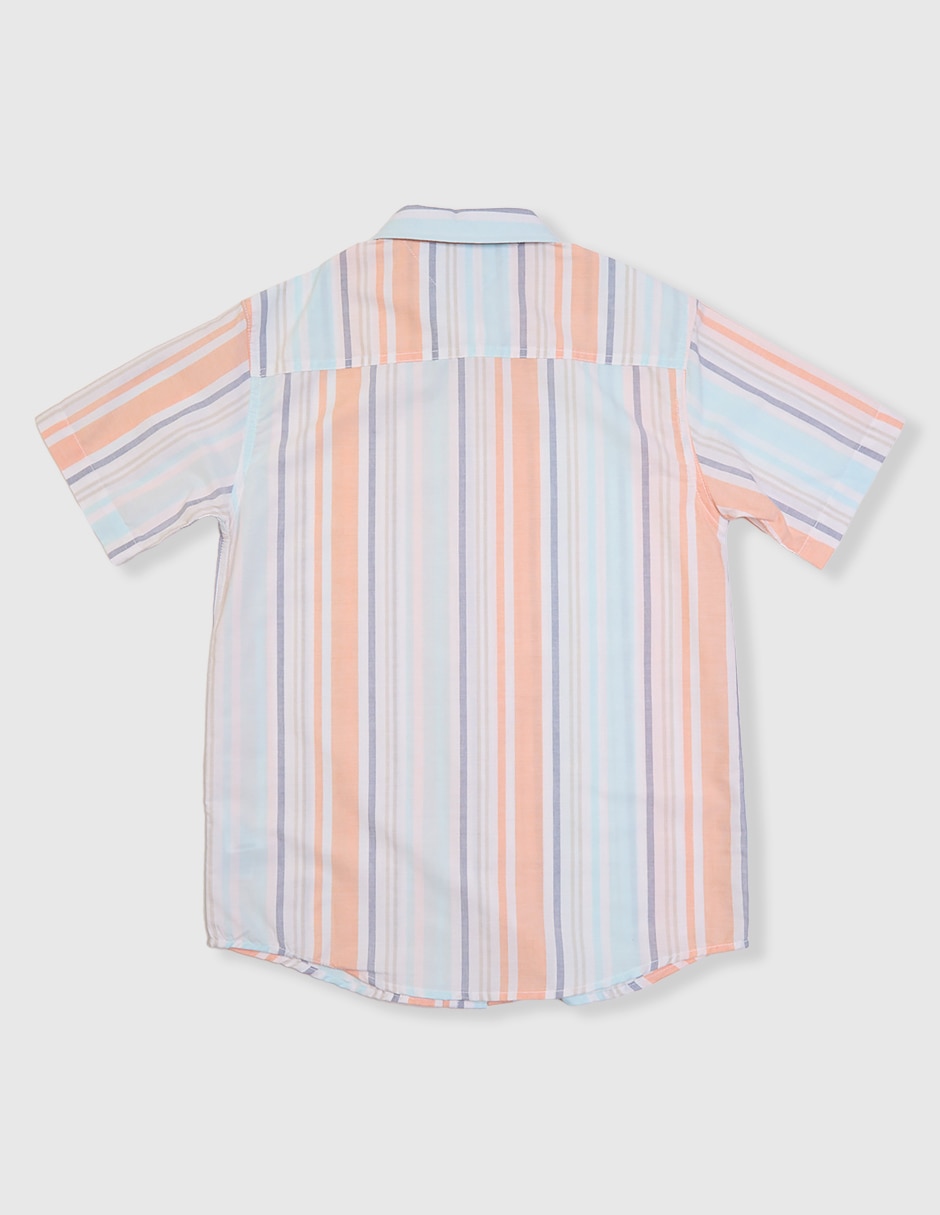 Camisa casual de algodón manga corta para niño 2