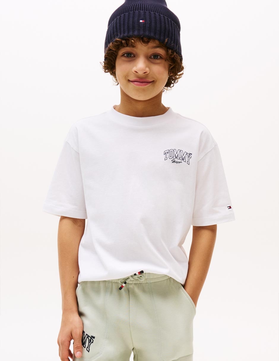 Playera Tommy Hilfiger manga corta para niño Liverpool