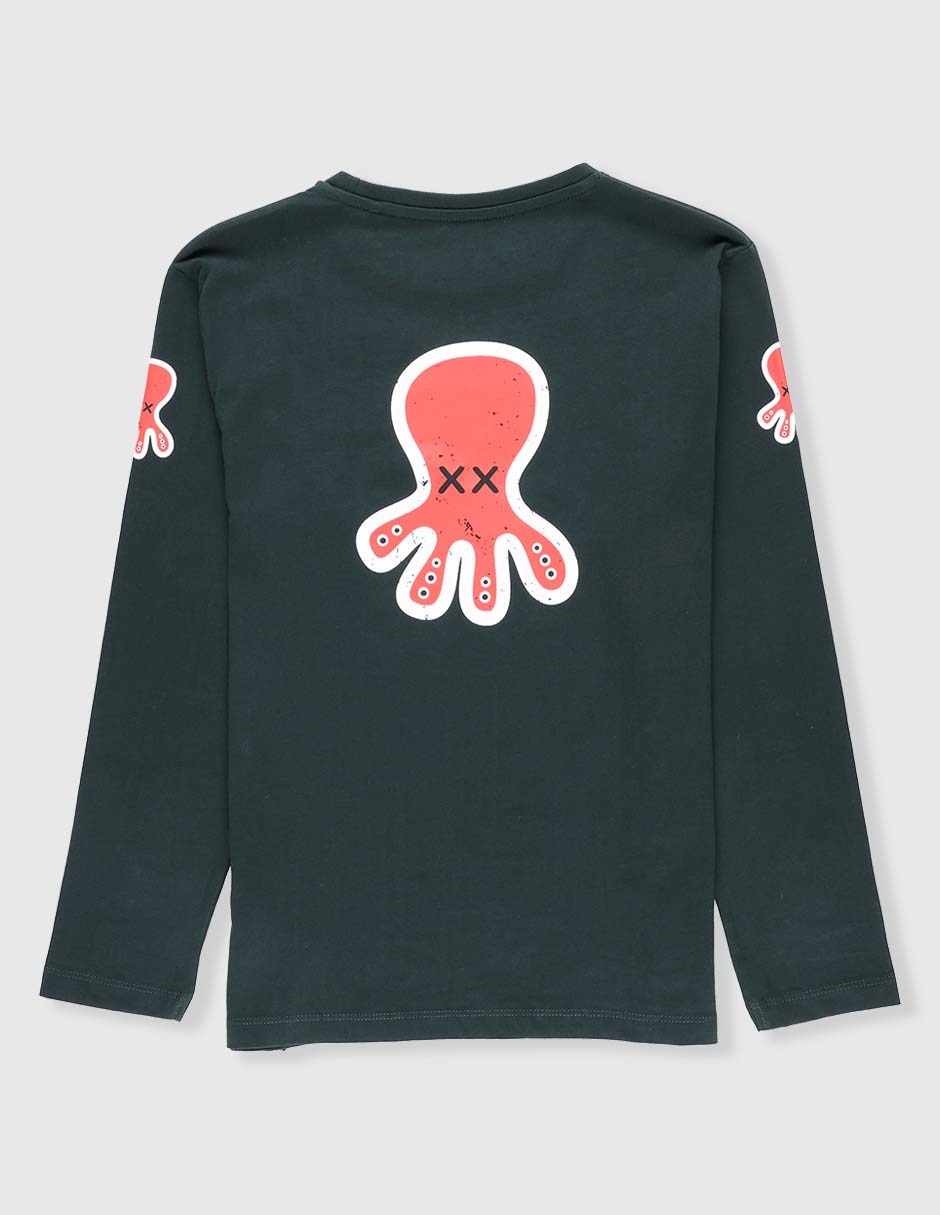 Playera manga larga para niño 2