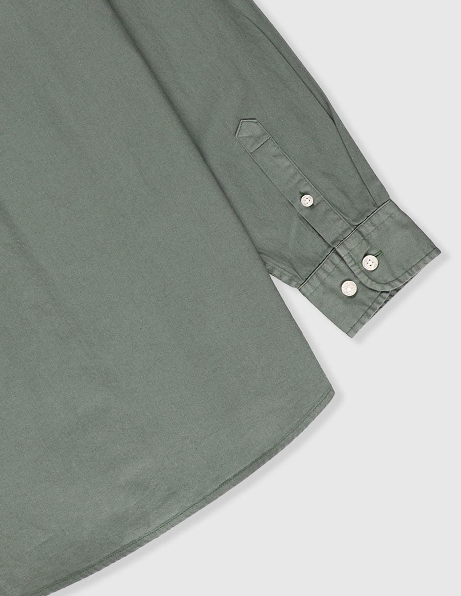 Camisa casual de algodón manga larga para niño 4