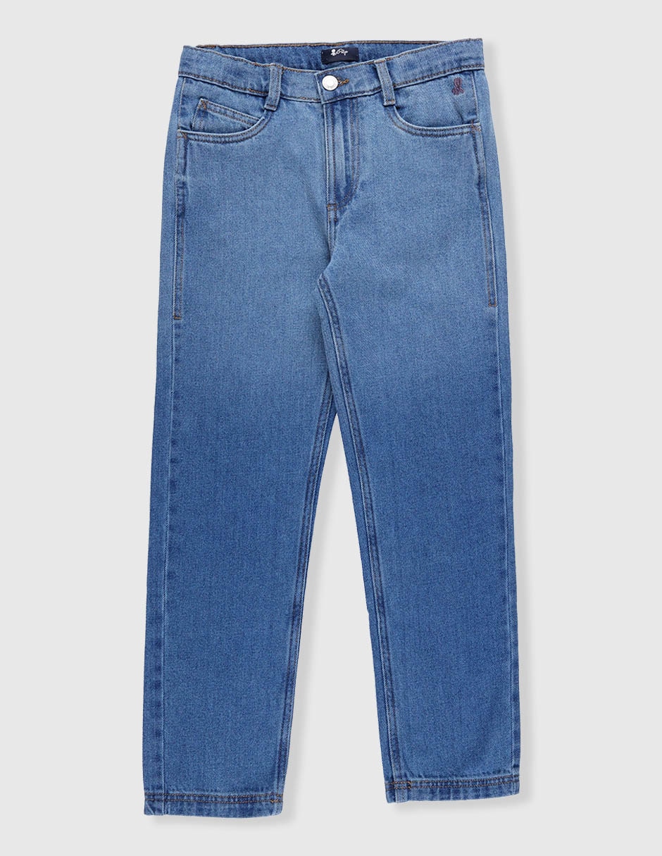 Jeans skinny lavado medio para niño Jeans skinny lavado medio para niño
