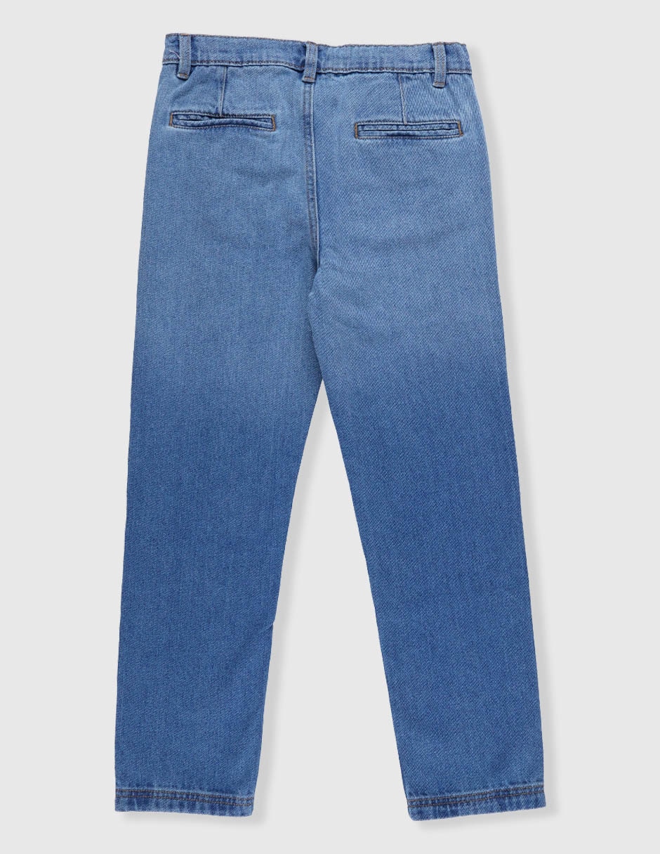 Jeans skinny lavado medio para niño 2