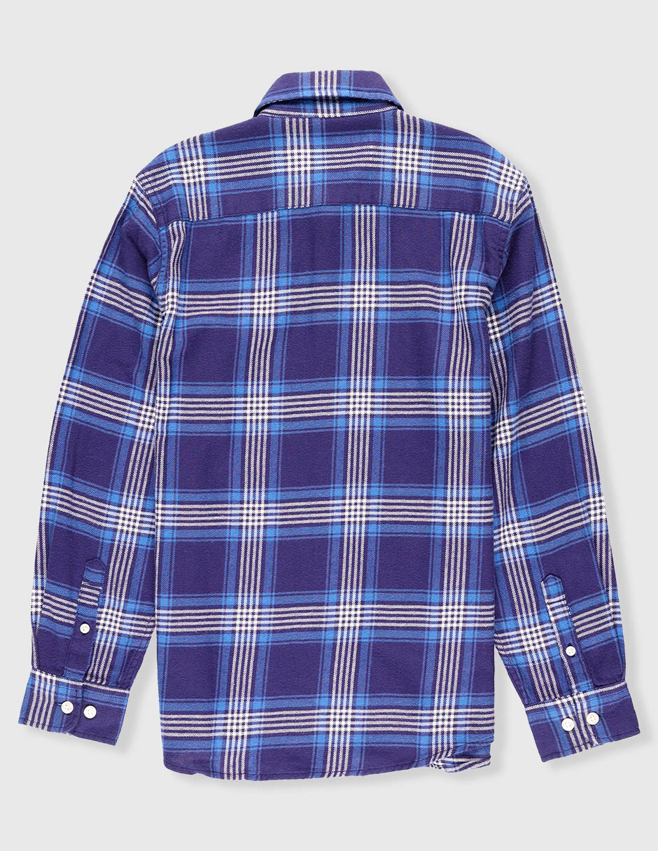 Camisa casual de algodón manga larga para niño 2