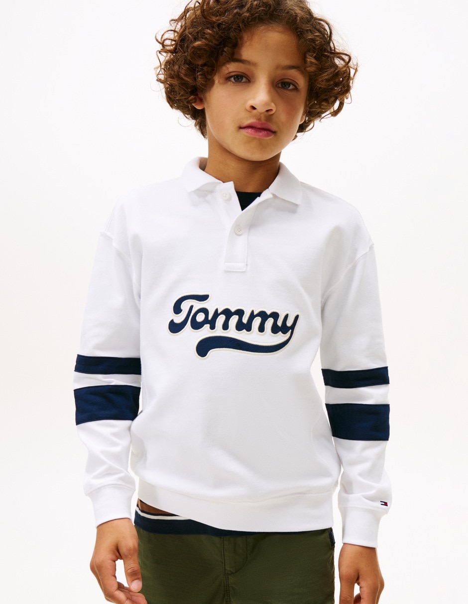 Playera tipo polo de algodón para niño Playera tipo polo de algodón para niño