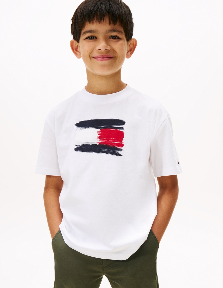 Playera manga corta para niño