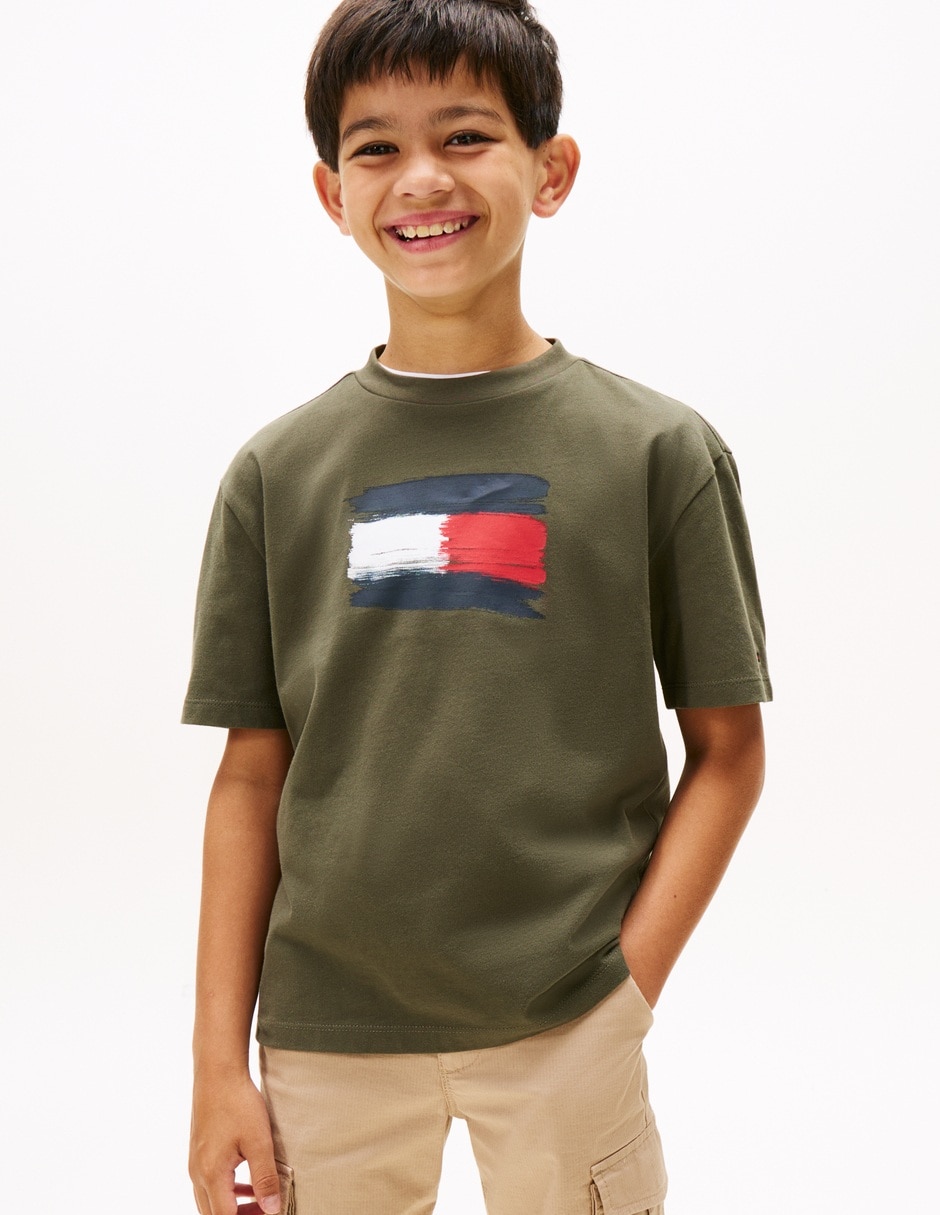Playera manga corta para niño