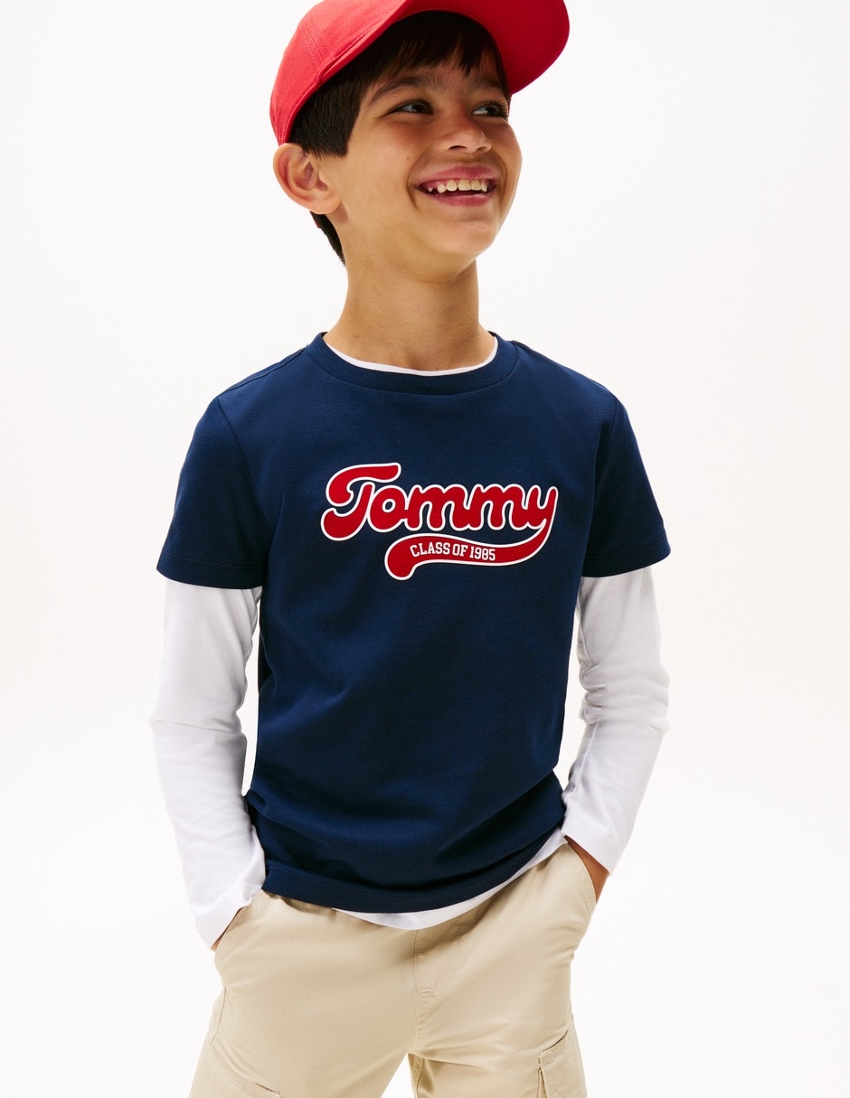 Playera manga corta para niño