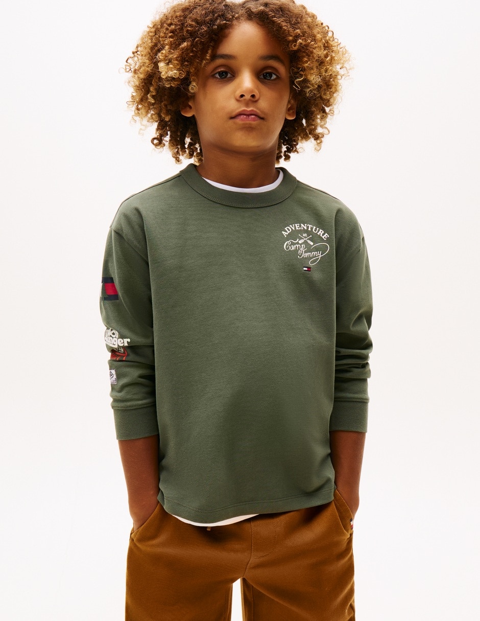 Playera manga corta para niño