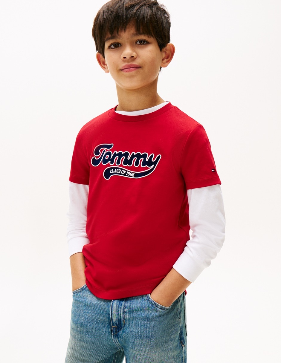 Playera manga corta para niño