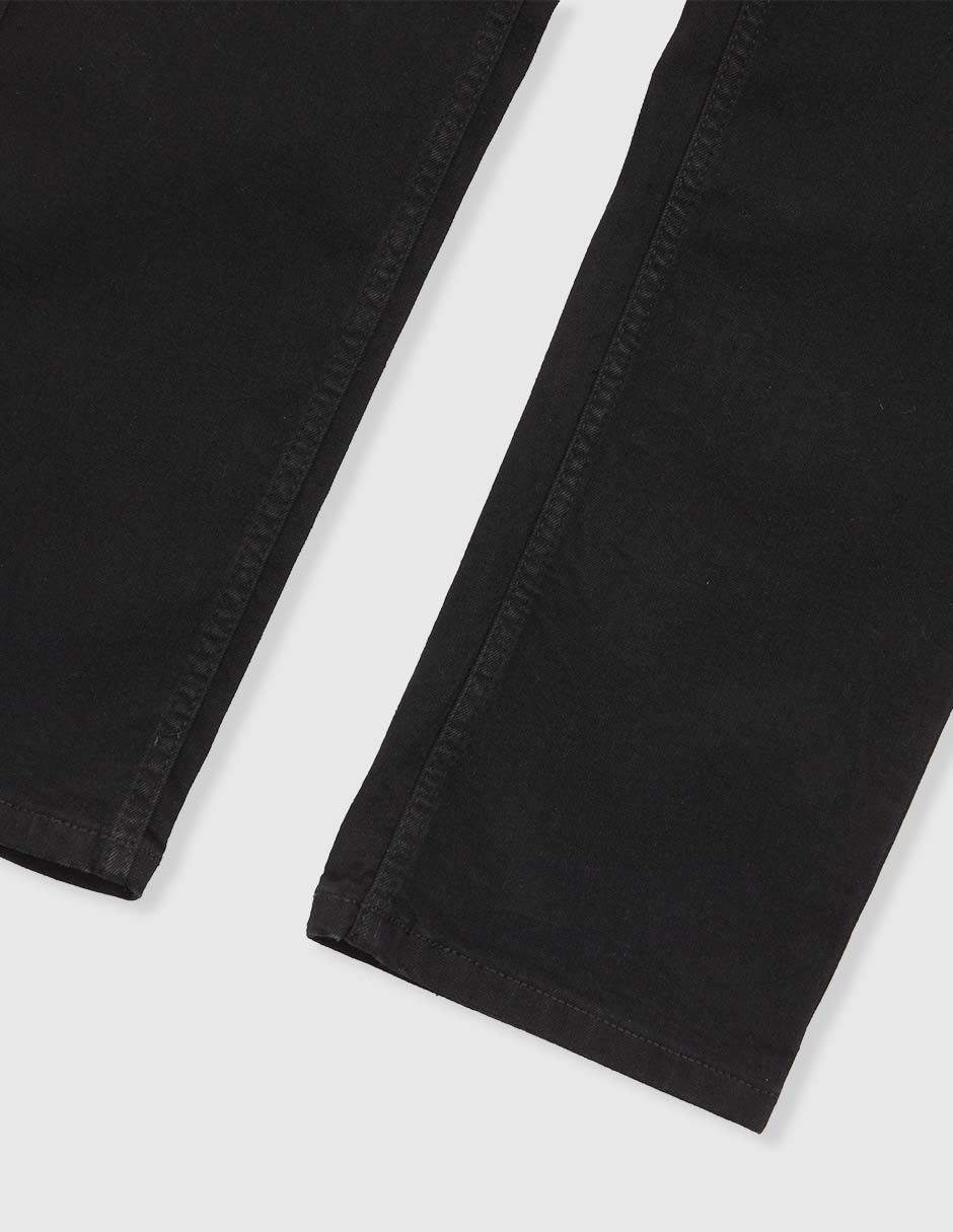 Jeans straight lavado obscuro para niño 4