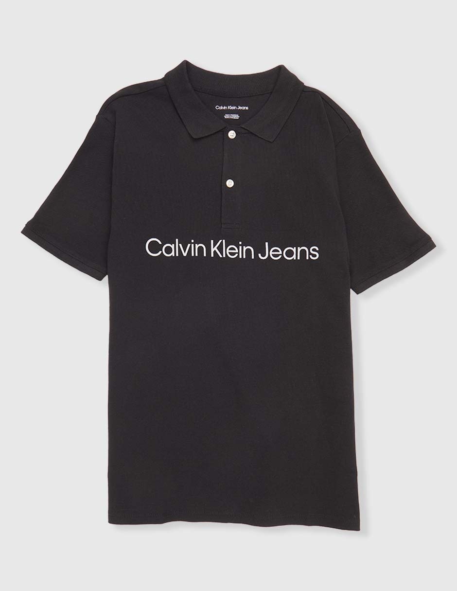 Playera Calvin Polo Calvin Klein Negro Playera Tipo Polo Calvin
