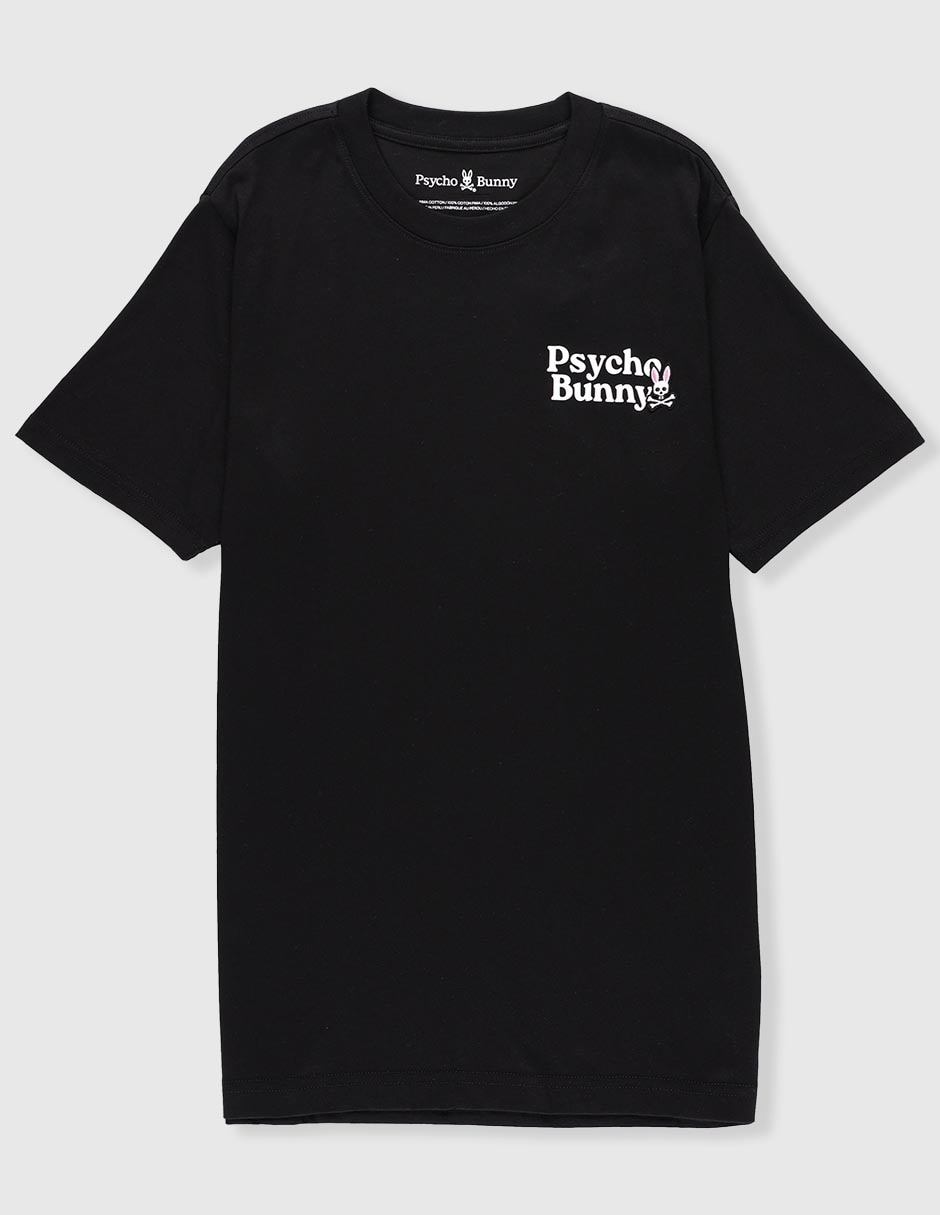 Playera Psycho Bunny manga corta para niño Playera Psycho Bunny manga corta para niño
