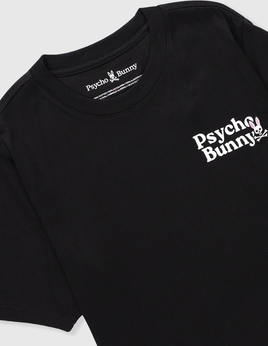 Playera Psycho Bunny manga corta para niño 3