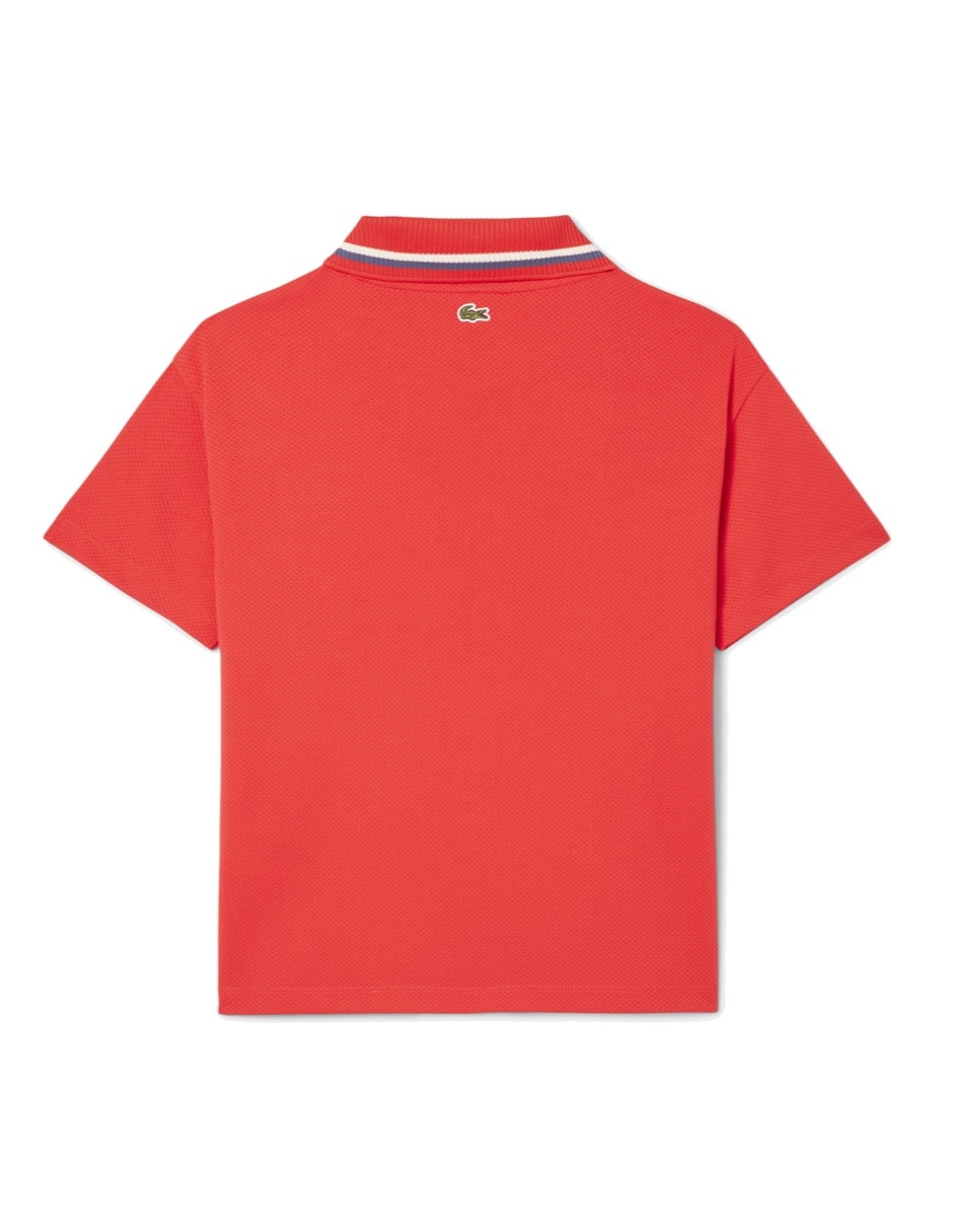 Playera tipo polo para niño 4