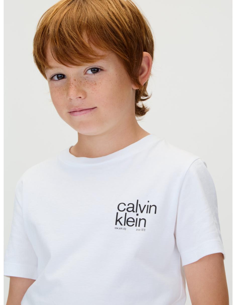 Playera Calvin Klein Jeans Boys manga corta para niño 2