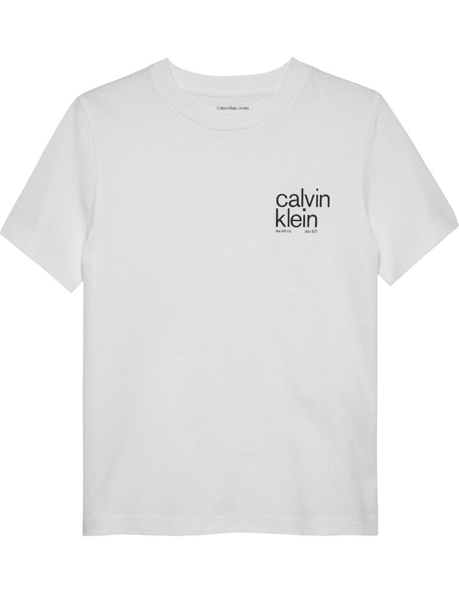 Playera Calvin Klein Jeans Boys manga corta para niño 4