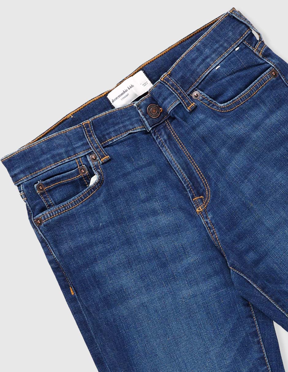 Jeans straight deslavado para niño 3