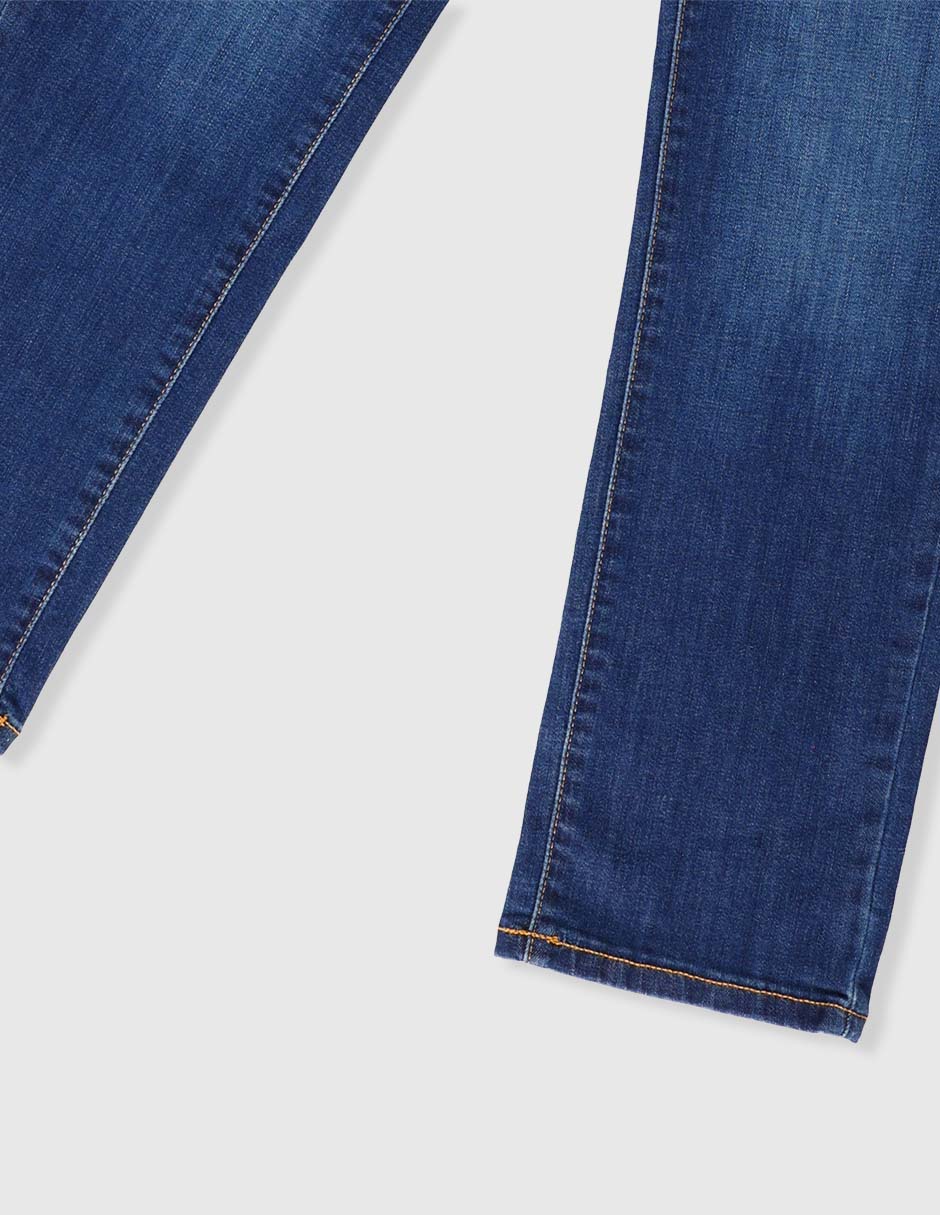 Jeans straight deslavado para niño 4