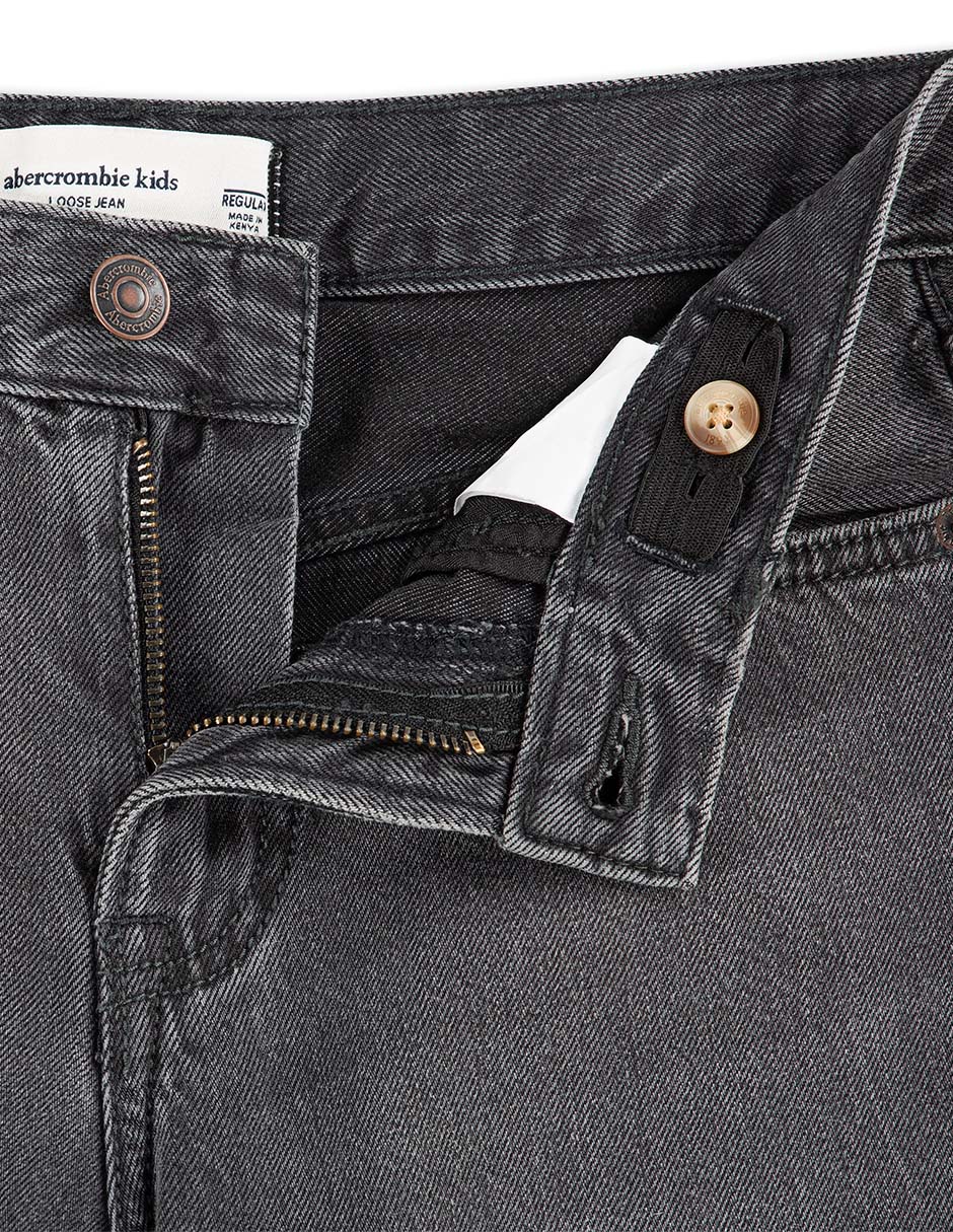 Jeans straight lavado obscuro para niño 2