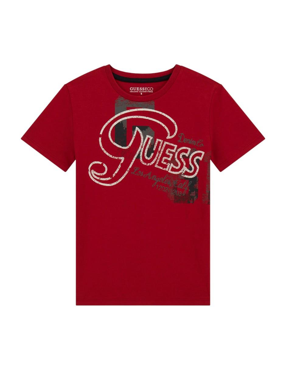 Playera manga corta para niño