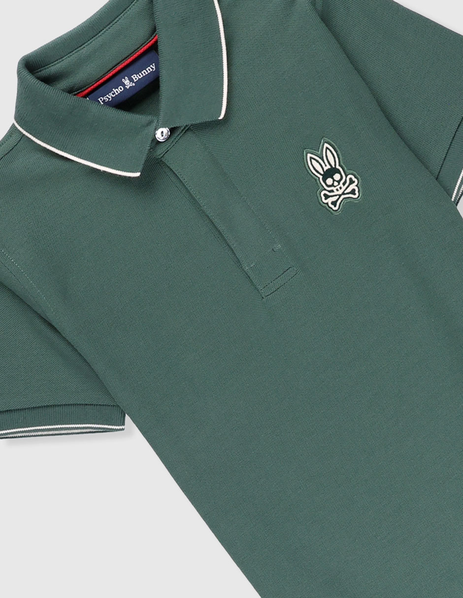 Playera tipo polo de algodón para niño 3