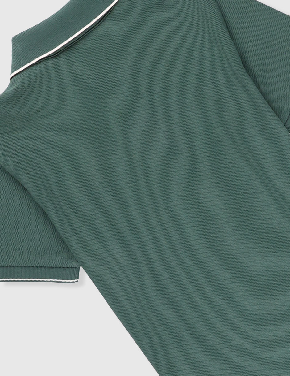Playera tipo polo de algodón para niño 4