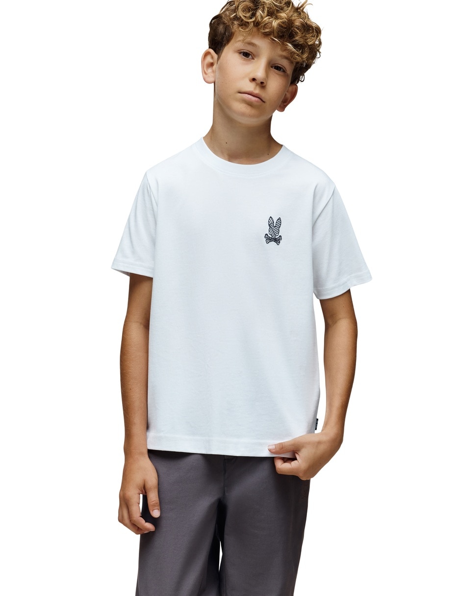 Playera manga corta para niño