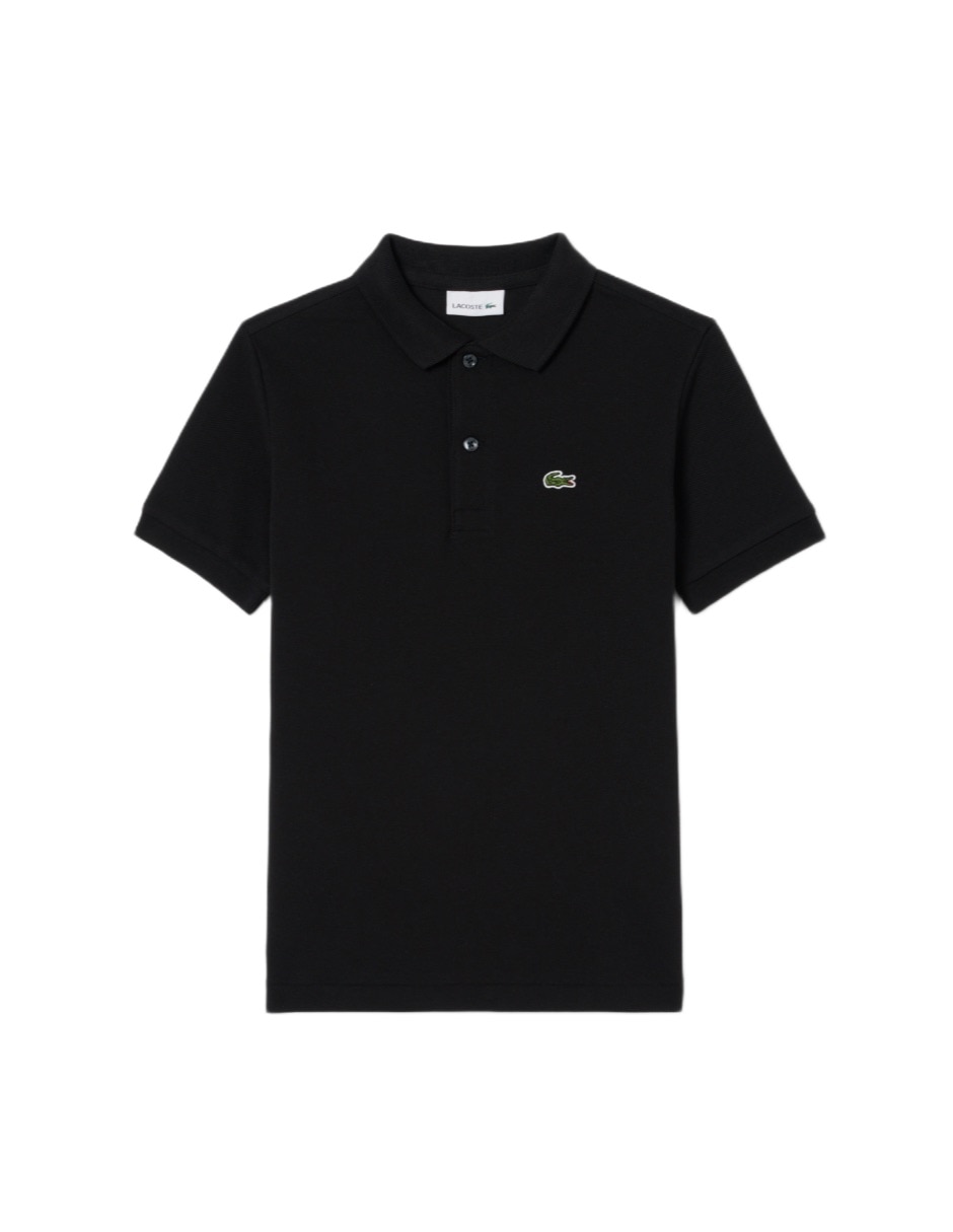 Playera tipo polo de algodón para niño