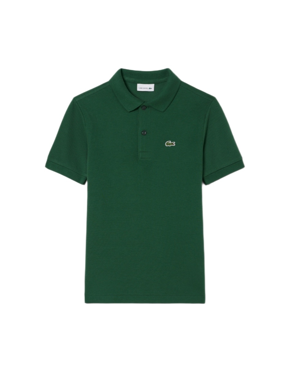 Playera tipo polo de algodón para niño