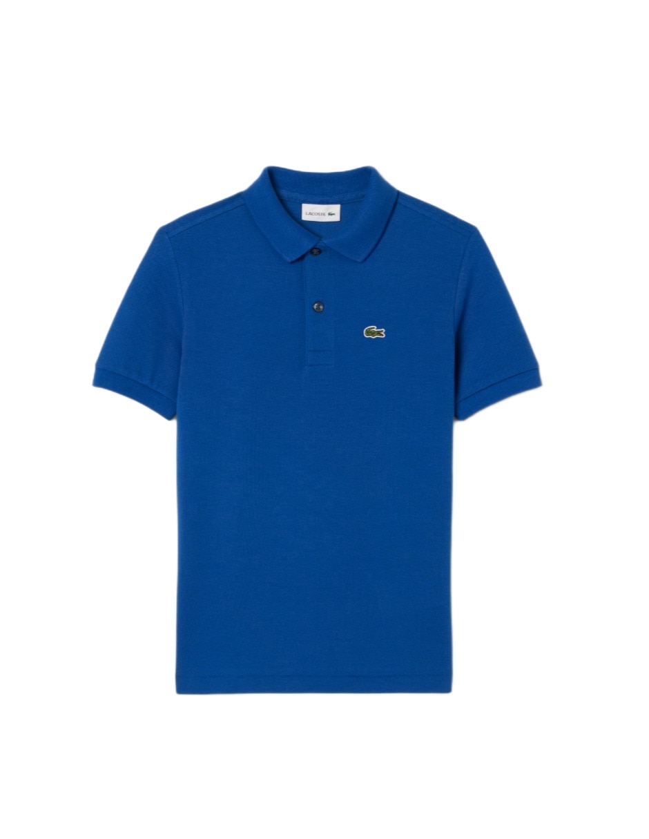 Playera tipo polo de algodón para niño
