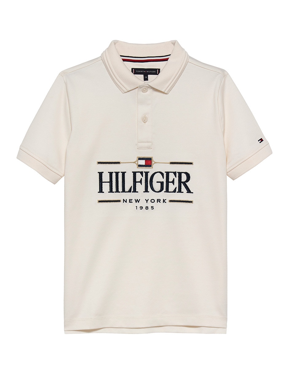 Playera tipo polo para niño