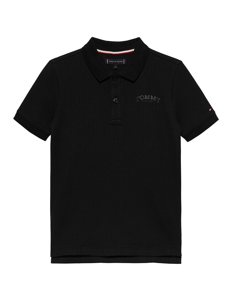 Playera tipo polo para niño