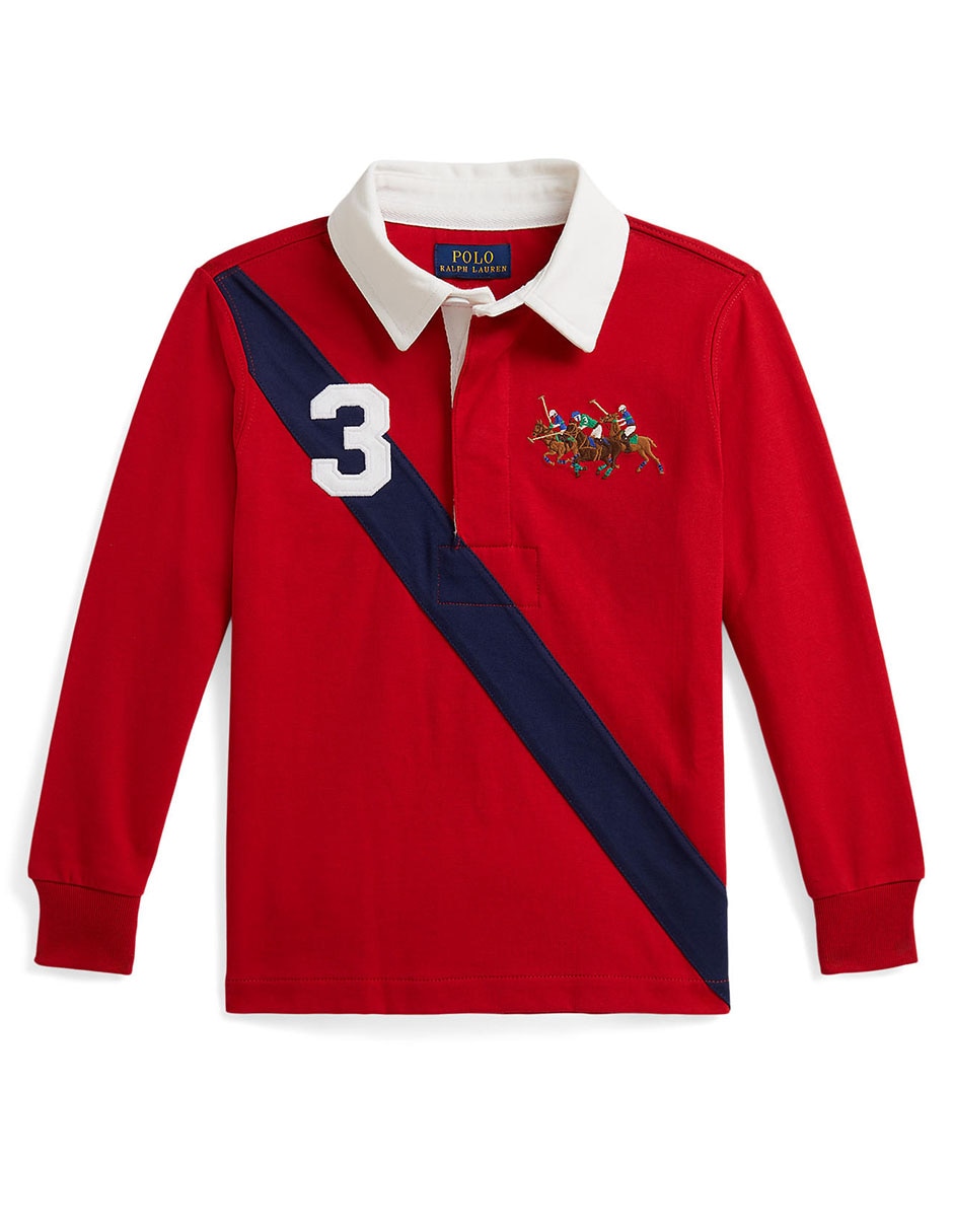 Playera tipo Polo de algodón para niño Playera tipo Polo de algodón para niño