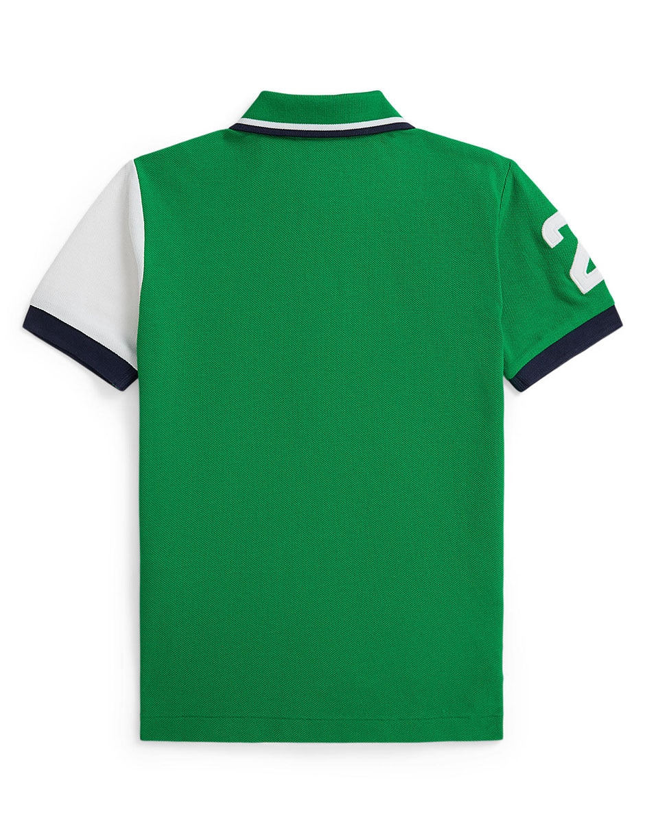 Playera tipo Polo de algodón para niño 2