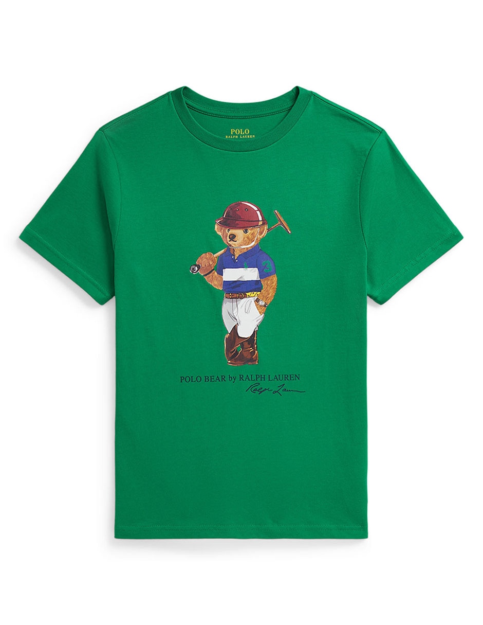 Playera Oso manga corta para niño