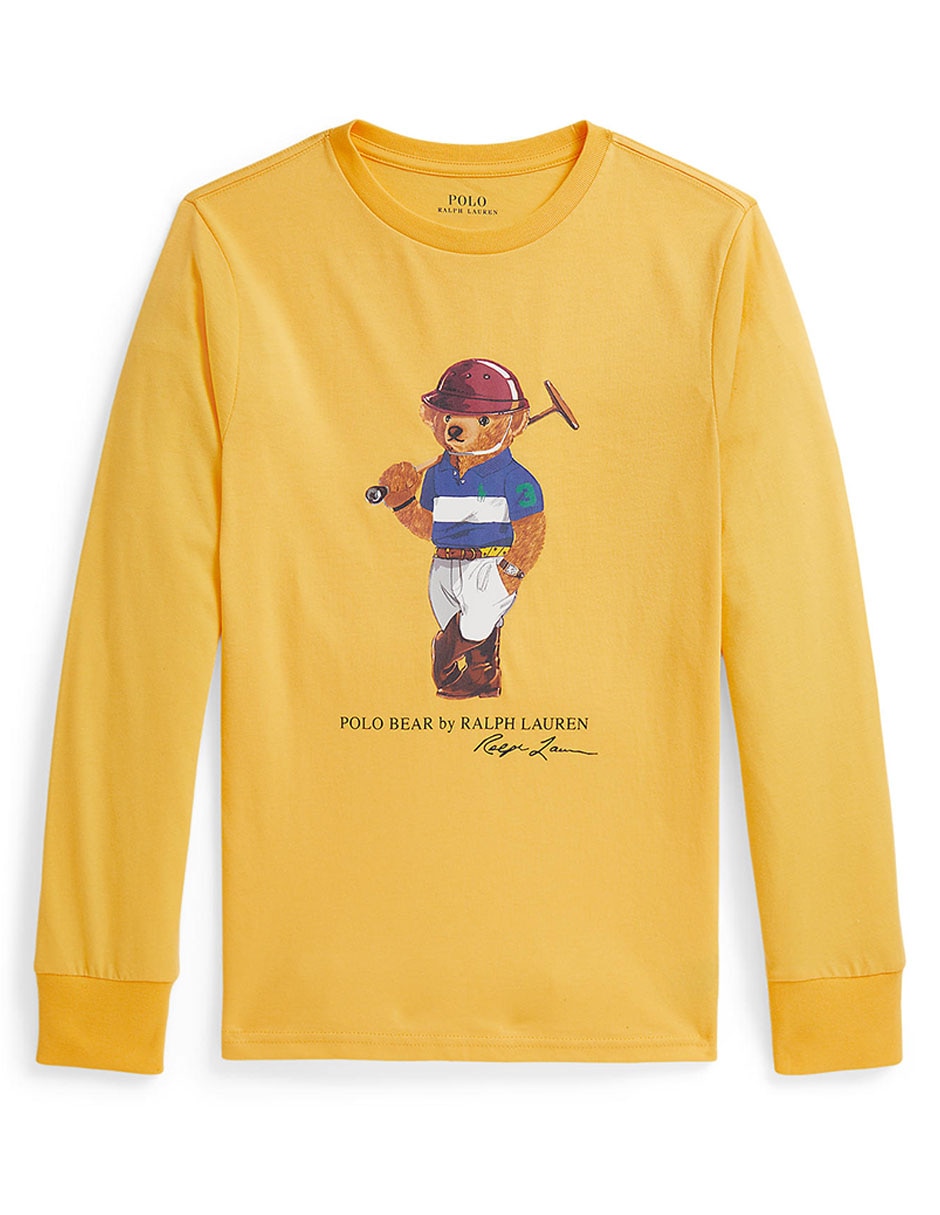 Playera manga larga para niño