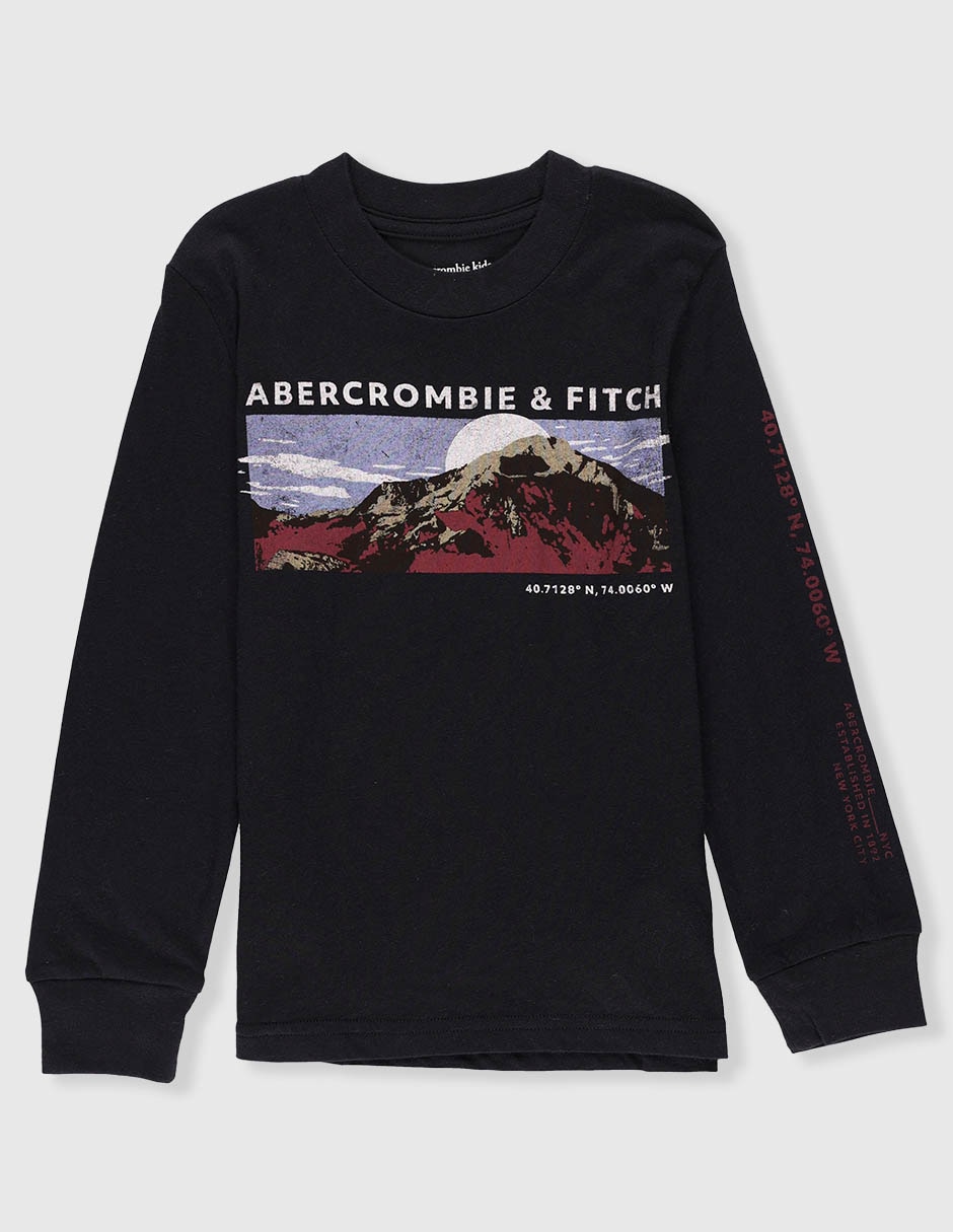 Playera manga larga para niño