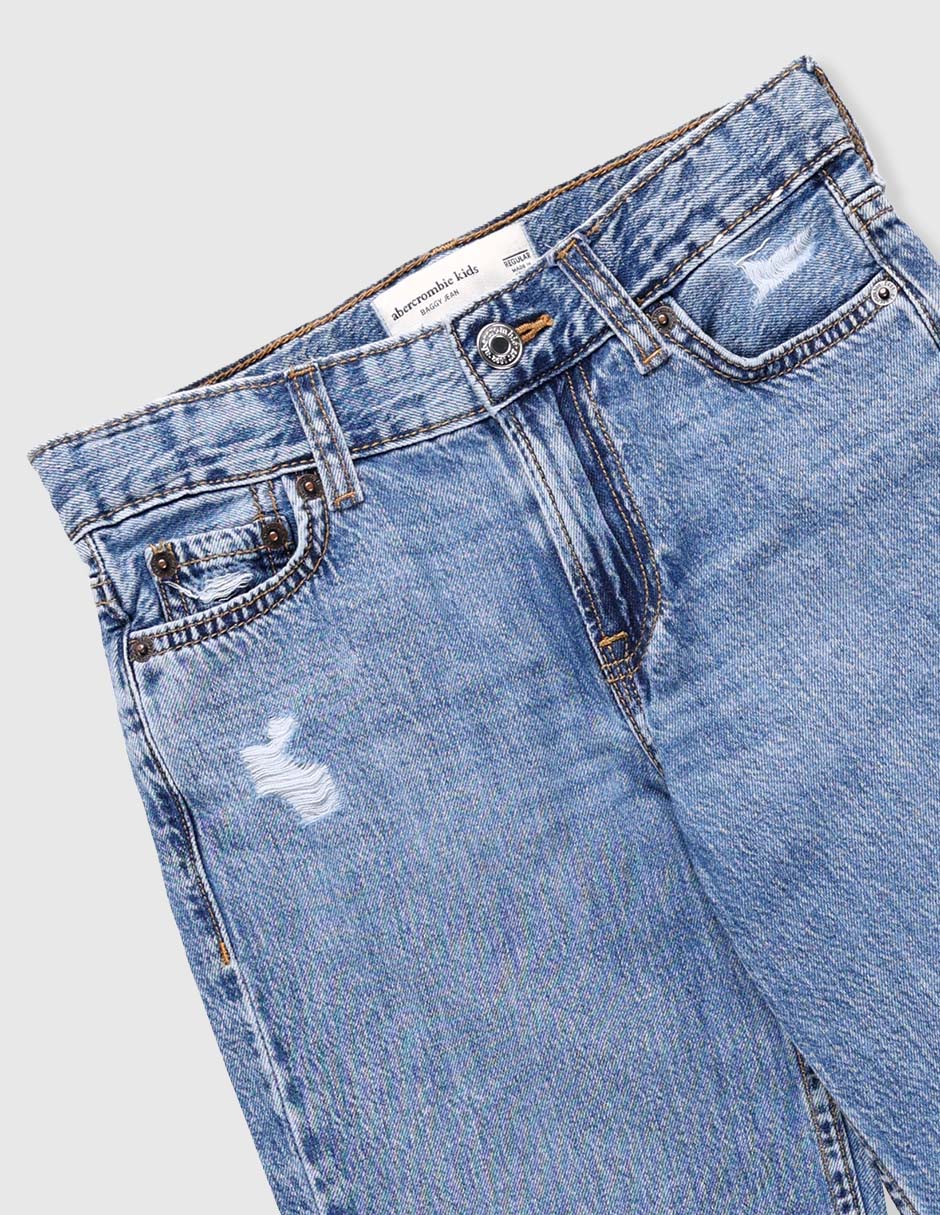 Jeans baggy lavado desgastado para niño 3