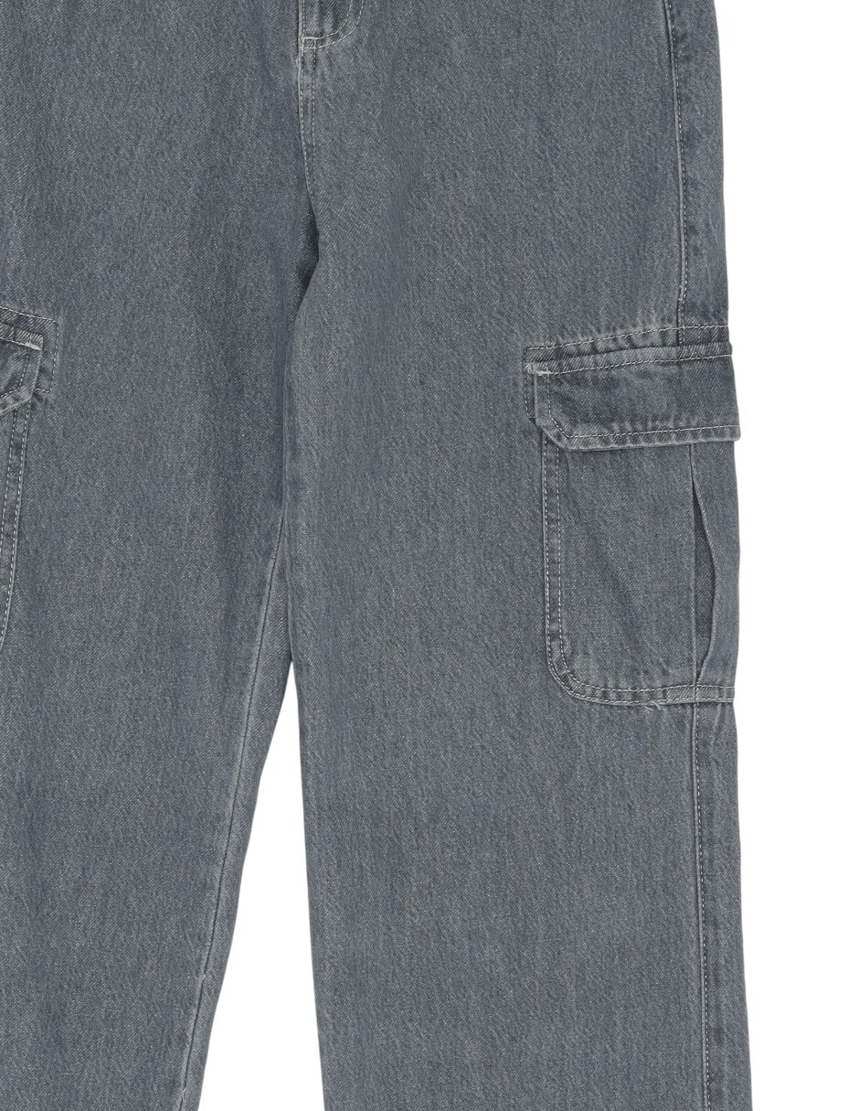 Jeans cargo baggy para niño 4