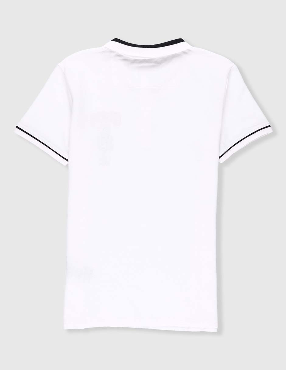 Playera tipo polo de algodón para niño 2