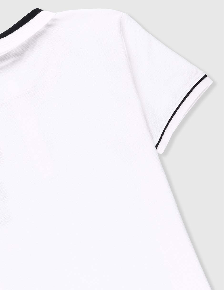 Playera tipo polo de algodón para niño 4