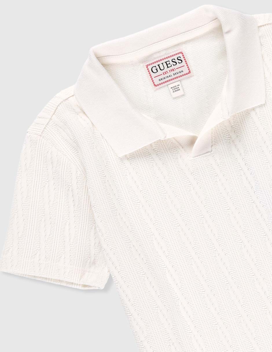 Playera tipo polo para niño 3