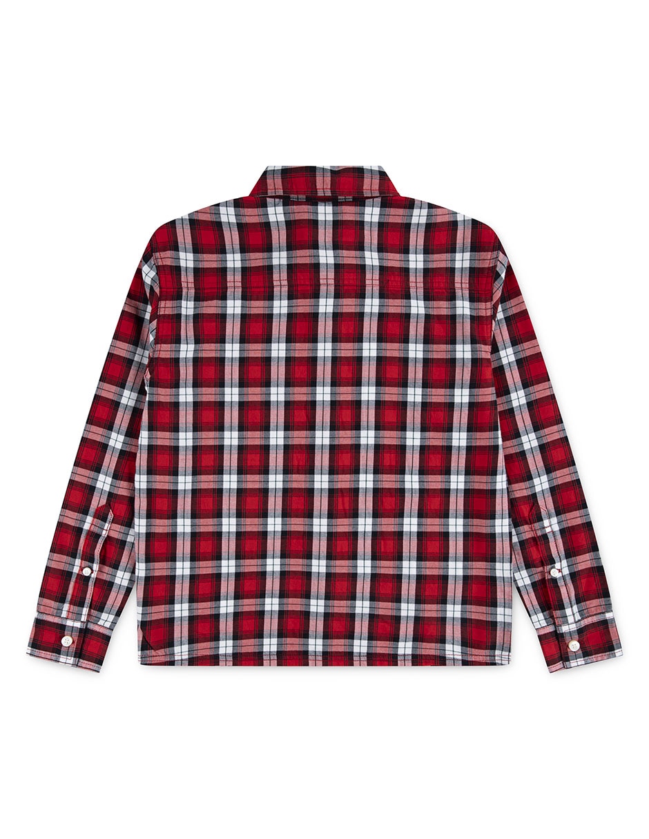 Camisa casual de algodón manga larga para niño 3