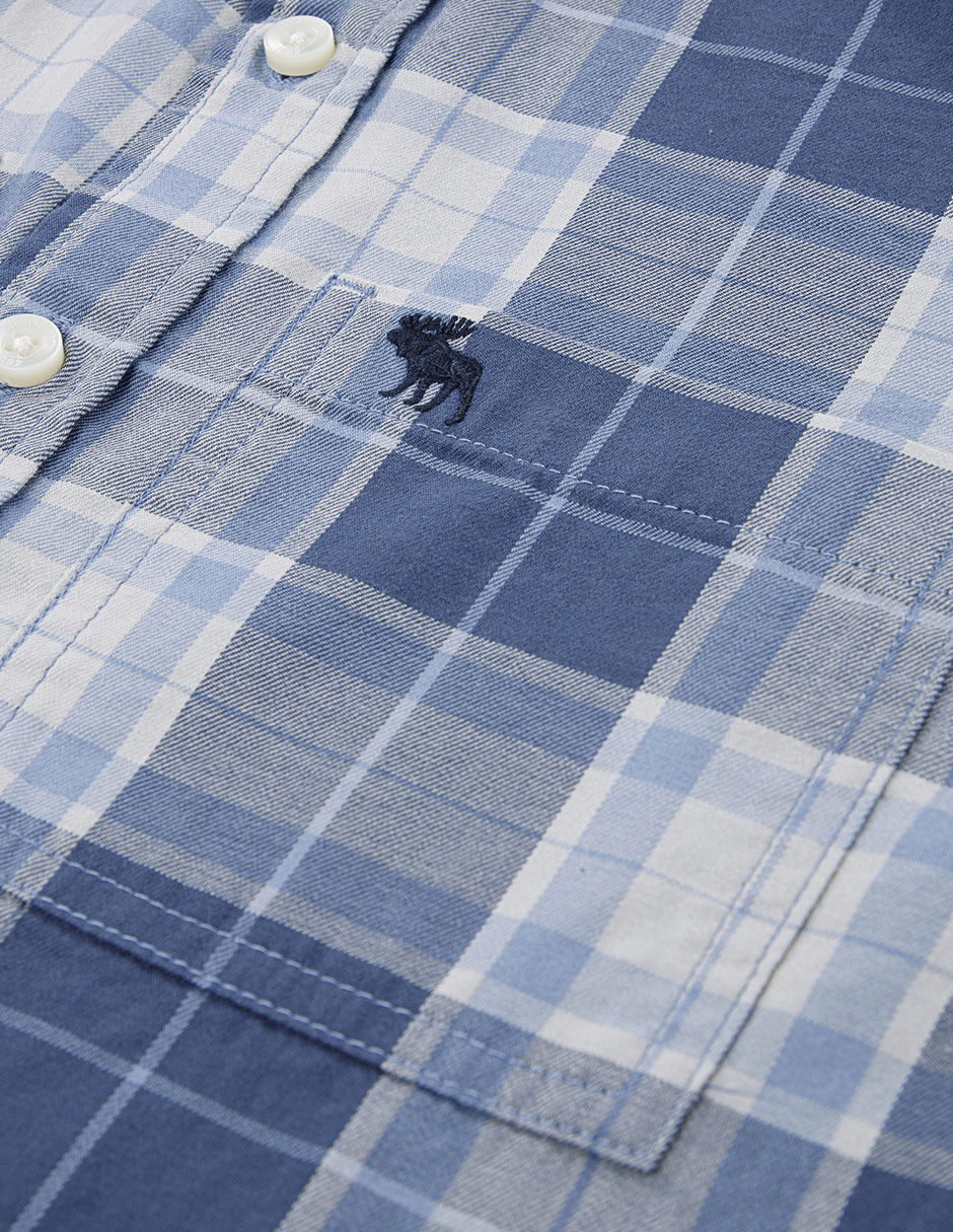 Camisa casual de algodón manga larga para niño 2