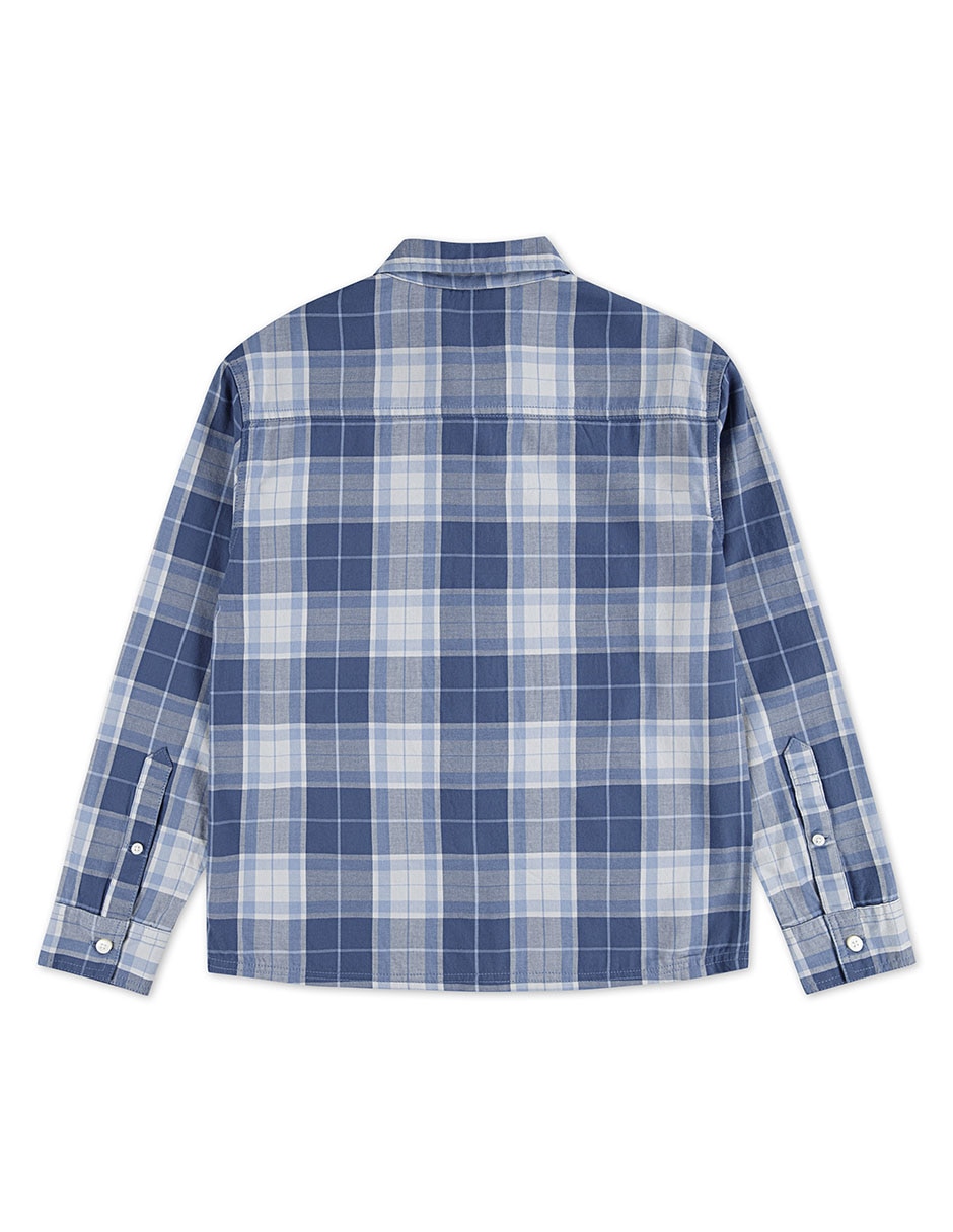 Camisa casual de algodón manga larga para niño 3